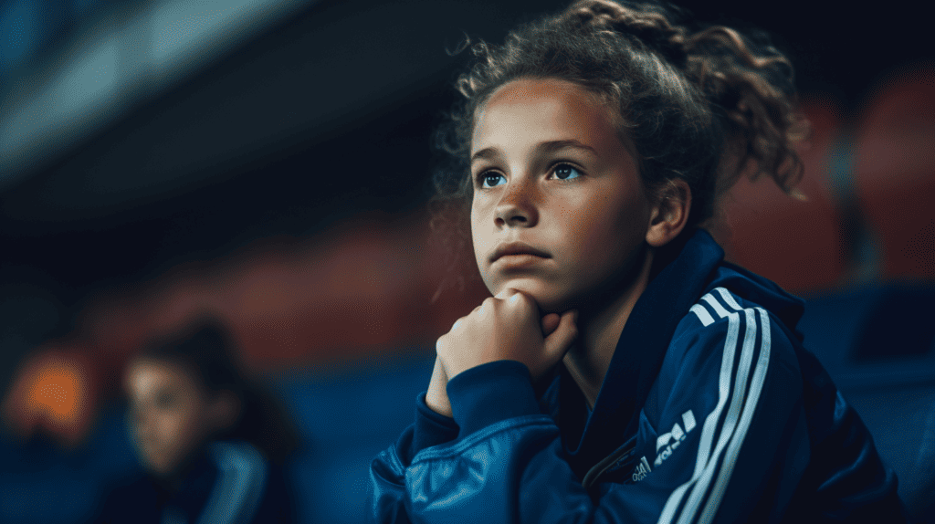 training for youth soccer image of young female looking to avoid burnout